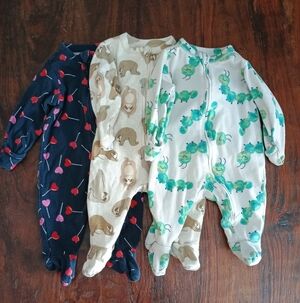 Old Navy Pajama Bundle, 0-3 Months